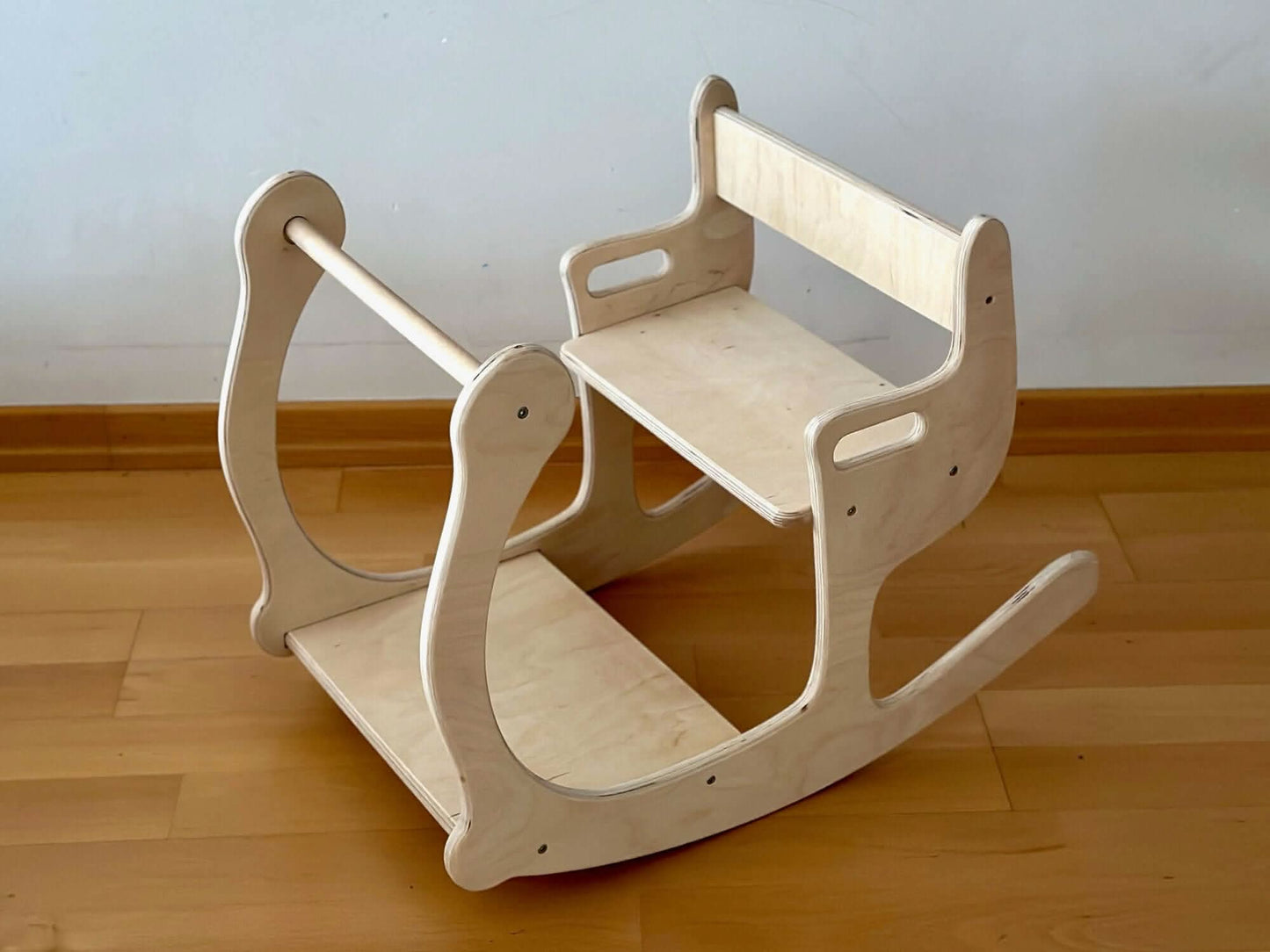 2in1 Wooden Seesaw & Desk for Kids' Skill Development