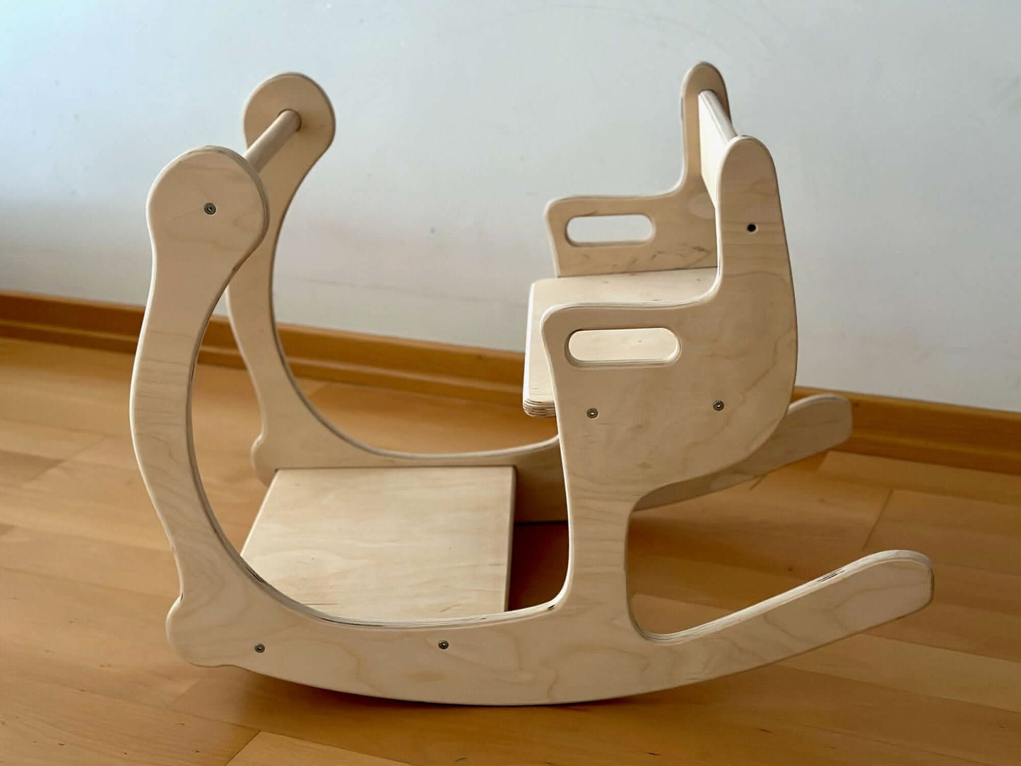 2in1 Wooden Seesaw & Desk for Kids' Skill Development