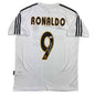 Autographed/Signed Ronaldo Nazario Real Madrid White Soccer Jersey Beckett BAS COA