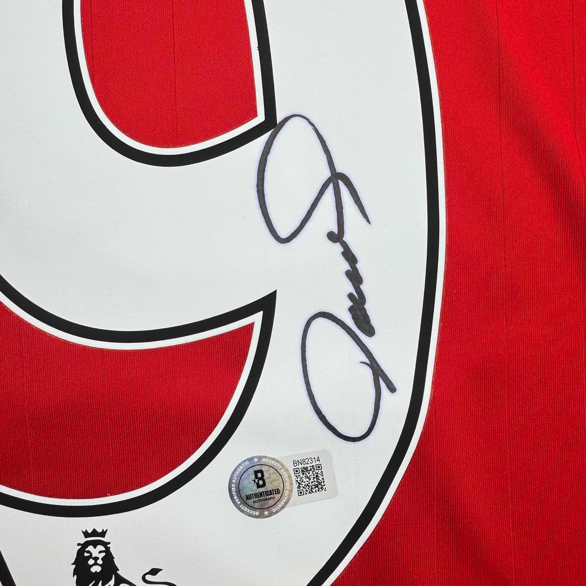 Autographed/Signed Fernando Torres Liverpool Red Soccer Jersey Beckett BAS COA