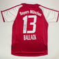 Autographed/Signed Michael Ballack FC Bayern Munich Red Soccer Futbol Jersey Beckett BAS COA