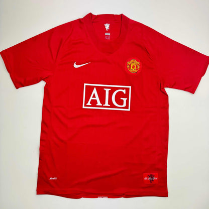 Autographed/Signed Carlos Tevez Manchester United Red Soccer Jersey Beckett BAS COA