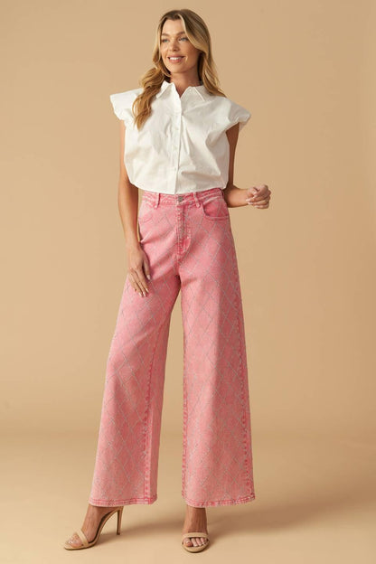 YOU ARE ENOUGH TWILL PANTS