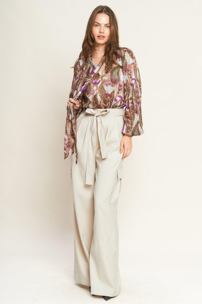 FOR THE LAST TIME WOVEN PANTS