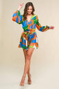 THIS IS YOUR SIGN WOVEN ROMPER