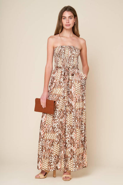 EPITOME OF ALLURE WOVEN JUMPSUIT