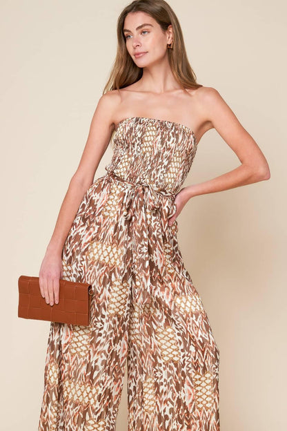 EPITOME OF ALLURE WOVEN JUMPSUIT