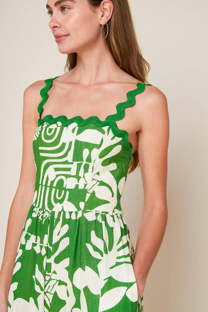 SIMPLY THE VIBE WOVEN JUMPSUIT