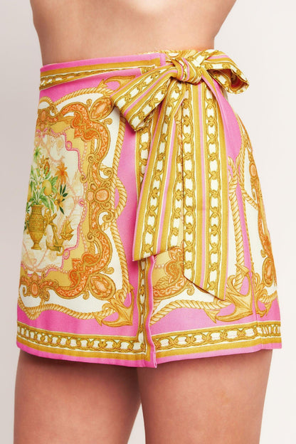 VINTAGE HEIRESS WOVEN SKORT
