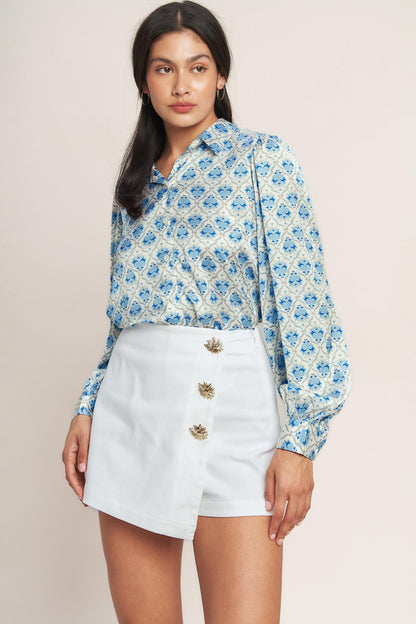 THE DETAILS MAKE IT WOVEN SKORT