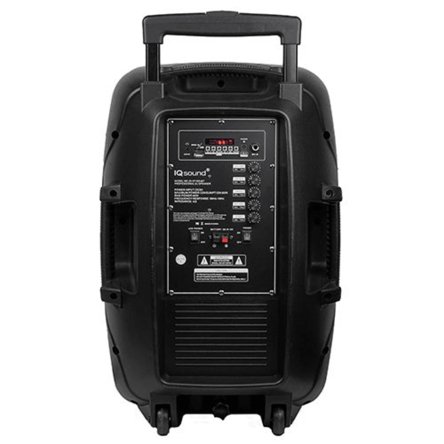 IQ Sound 15" Portable Bluetooth Speaker with True Wireless Stereo & Mic