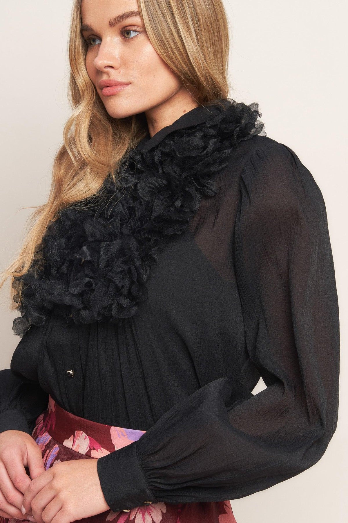 HAZY DAYS WOVEN TOP