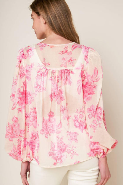 LAGOON DAYDREAMS WOVEN TOP