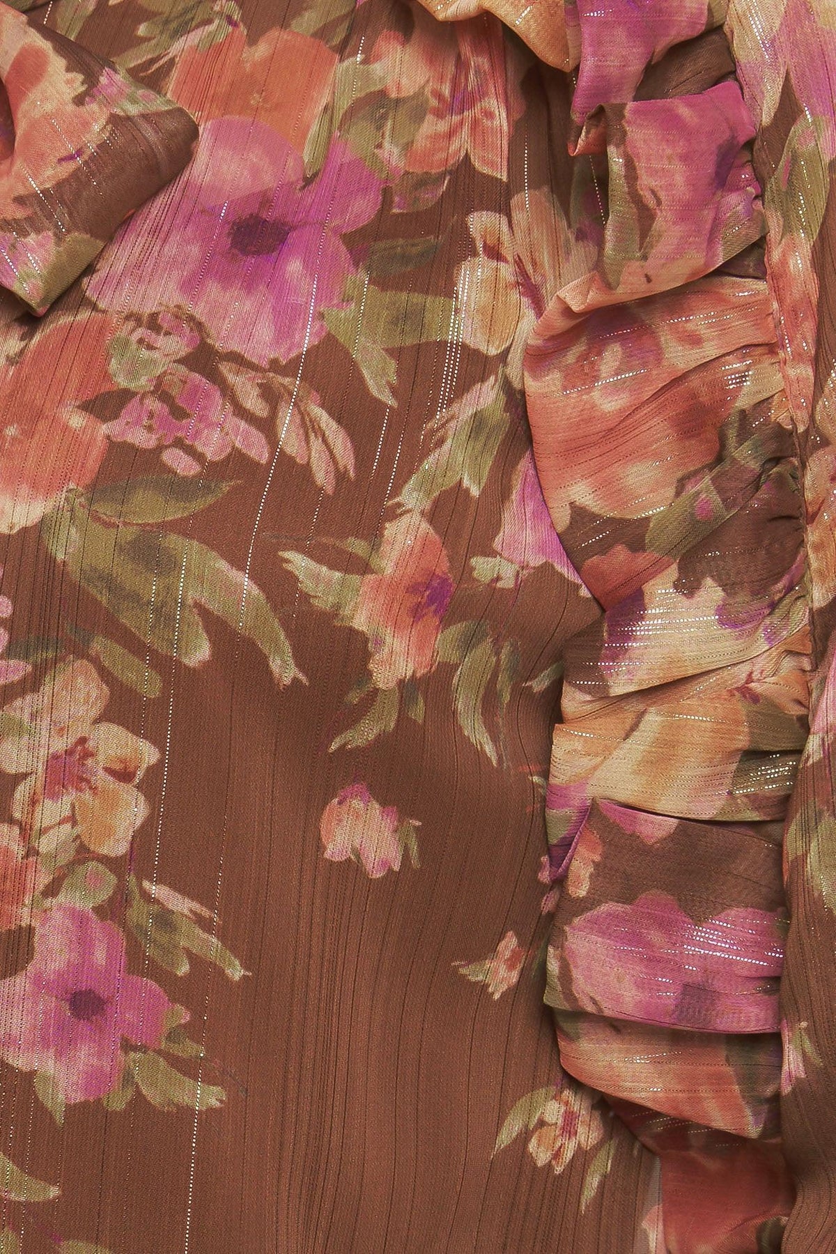 EARTHLY ROMANCE WOVEN TOP