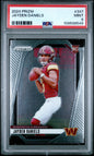 Graded 2024 Panini Prizm Jayden Daniels #347 Rookie RC Football Card PSA 9 Mint