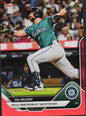 2025 Topps Now Cal Raleigh #413 Red Foil /5 Seattle Mariners Baseball Card