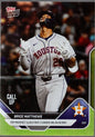2025 Topps Now Brice Matthews #449 Gold Foil /50 Houston Astros Rookie RC Baseball Card