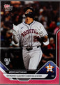 2025 Topps Now Brice Matthews #449 Red Foil /5 Houston Astros Rookie RC Baseball Card