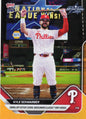 2025 Topps Now Kyle Schwarber #434 Orange Foil /25 Philadelphia Phillies Baseball Card