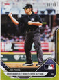 2025 Topps Now Jen Pawol #MLBJP Gold Foil /50 Baseball Card