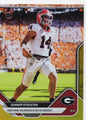 2025 Topps Bowman U Now Gunner Stockton #12 Gold Foil /50 Georgia Bulldogs Rookie RC Football Card