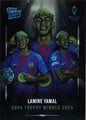 2025 Topps Now Lamine Yamal #006 Image Variation Kopa Trophy Winner Soccer Card