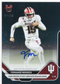 2025 Topps Bowman U Now Fernando Mendoza #52A Black Auto /10 Indiana Hoosiers Rookie RC Football Card