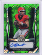 2025 Leaf Metal Gunner Stockton #MAGS1 Green Ice Auto /15 Georgia Bulldogs Rookie RC Football Card