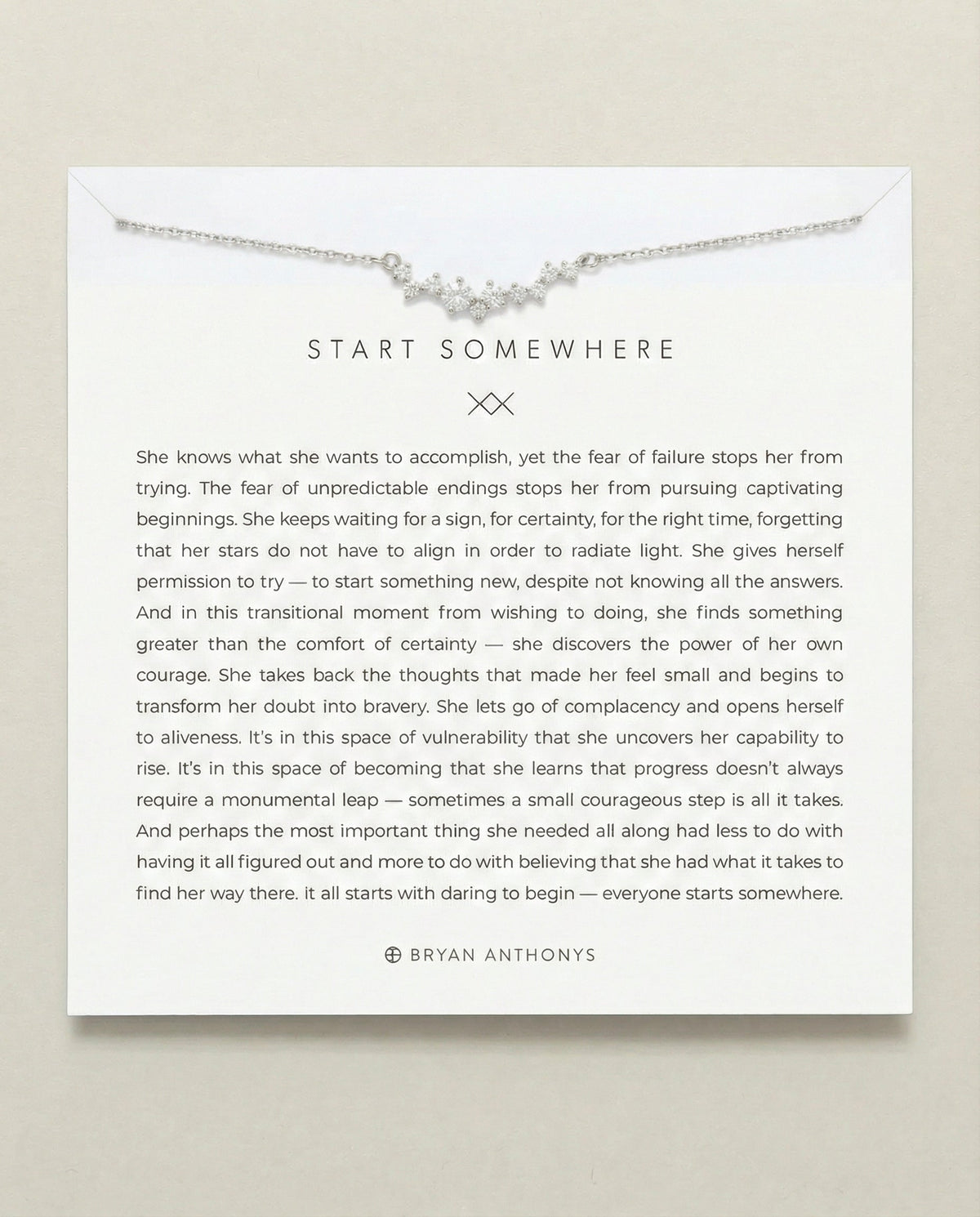 Start Somewhere Necklace
