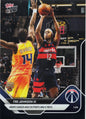 2025 Topps Now Tre Johnson #140 Black Foil /10 Washington Wizards Rookie RC Basketball Card
