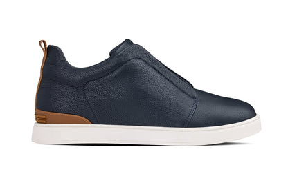 CALTO - J1934  - 2.6 Inches Taller (Navy) - Slip-On Snoafers