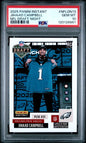 Graded 2025 Panini Instant Jihaad Campbell #NFLDN13 Draft Night Rookie RC Football Card PSA 10 Gem Mint