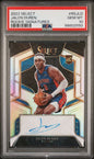Graded 2022 Panini Select Jalen Duren #RSJLD /249 Rookie Signatures Prizm Auto Rookie RC Basketball Card PSA 10 Gem Mint