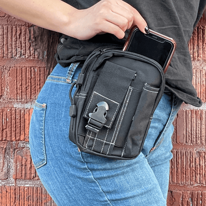 JupiterGear Tactical MOLLE Military Pouch Waist Bag for Hiking, Running and Outdoor Activities