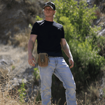 JupiterGear Tactical MOLLE Military Pouch Waist Bag for Hiking, Running and Outdoor Activities