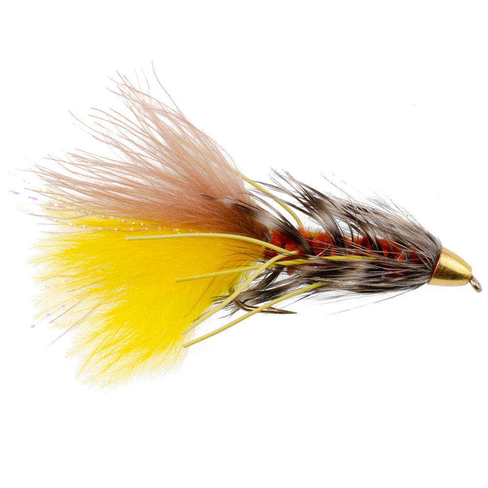 Conehead JJ Special Bugger Streamer - 12 Flies - Size 8