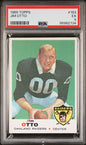 Graded 1969 Topps Jim Otto #163 Football Card PSA 5 Excellent