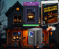 HoliScapes® USB Projector Kit - Jack-O-Lantern Jamboree + Projector + 48" x 72" Projection Screen