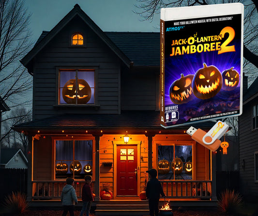 AtmosFX Jack-O-Lantern Jamboree 2 Halloween Digital Decoration on USB