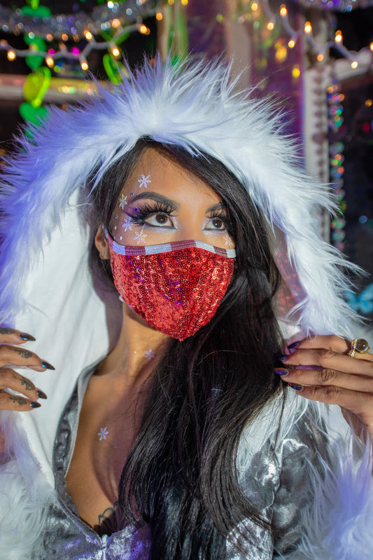 Sequin Face Mask