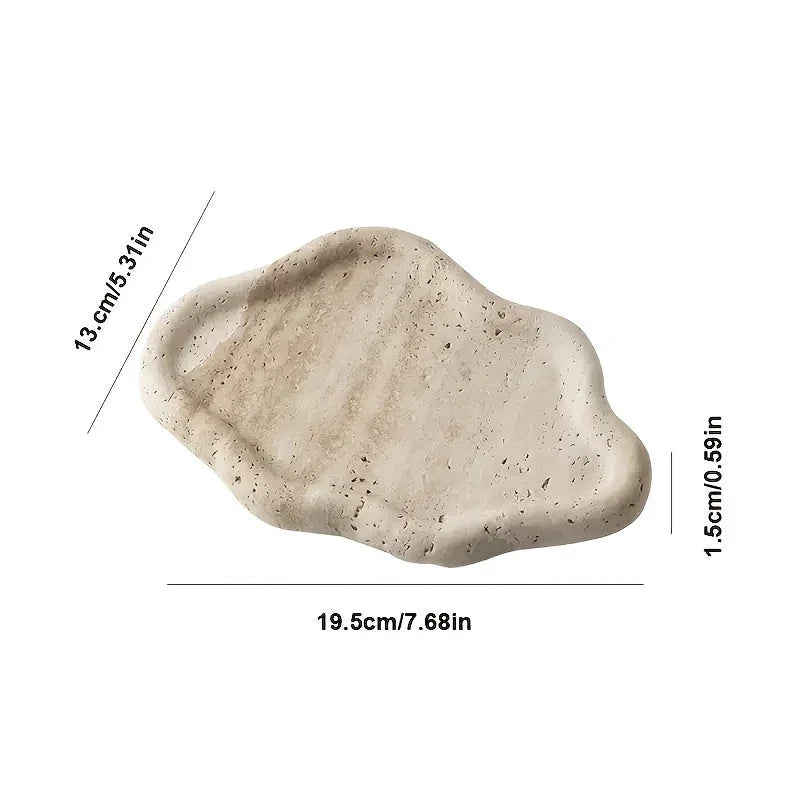 Jewelry Tray - 2-Layer Marble Cloud