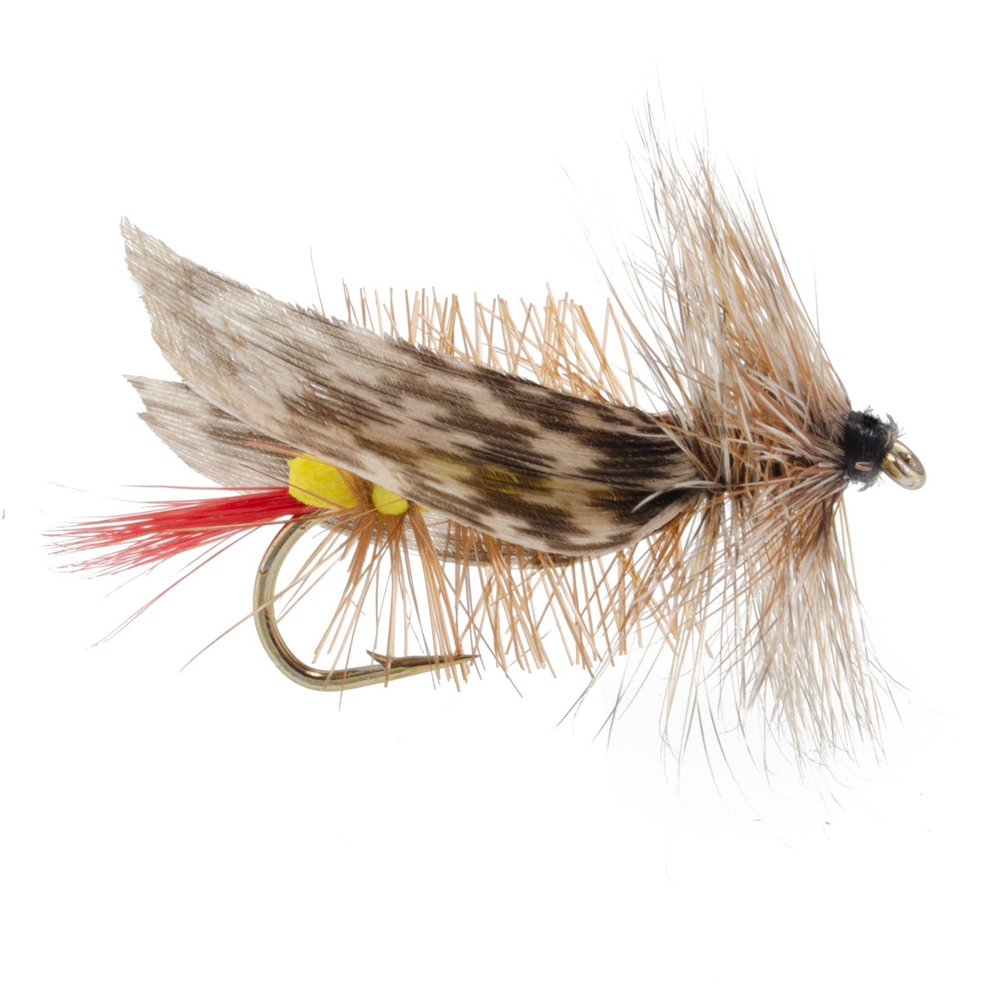Joe's Hopper Yellow Foam Body Grasshopper Fly - 1 Dozen Flies Hook Size 10