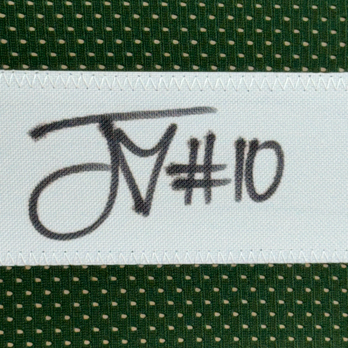 Framed Autographed/Signed Jordan Love 35x39 Green Bay Green Football Jersey Beckett BAS COA