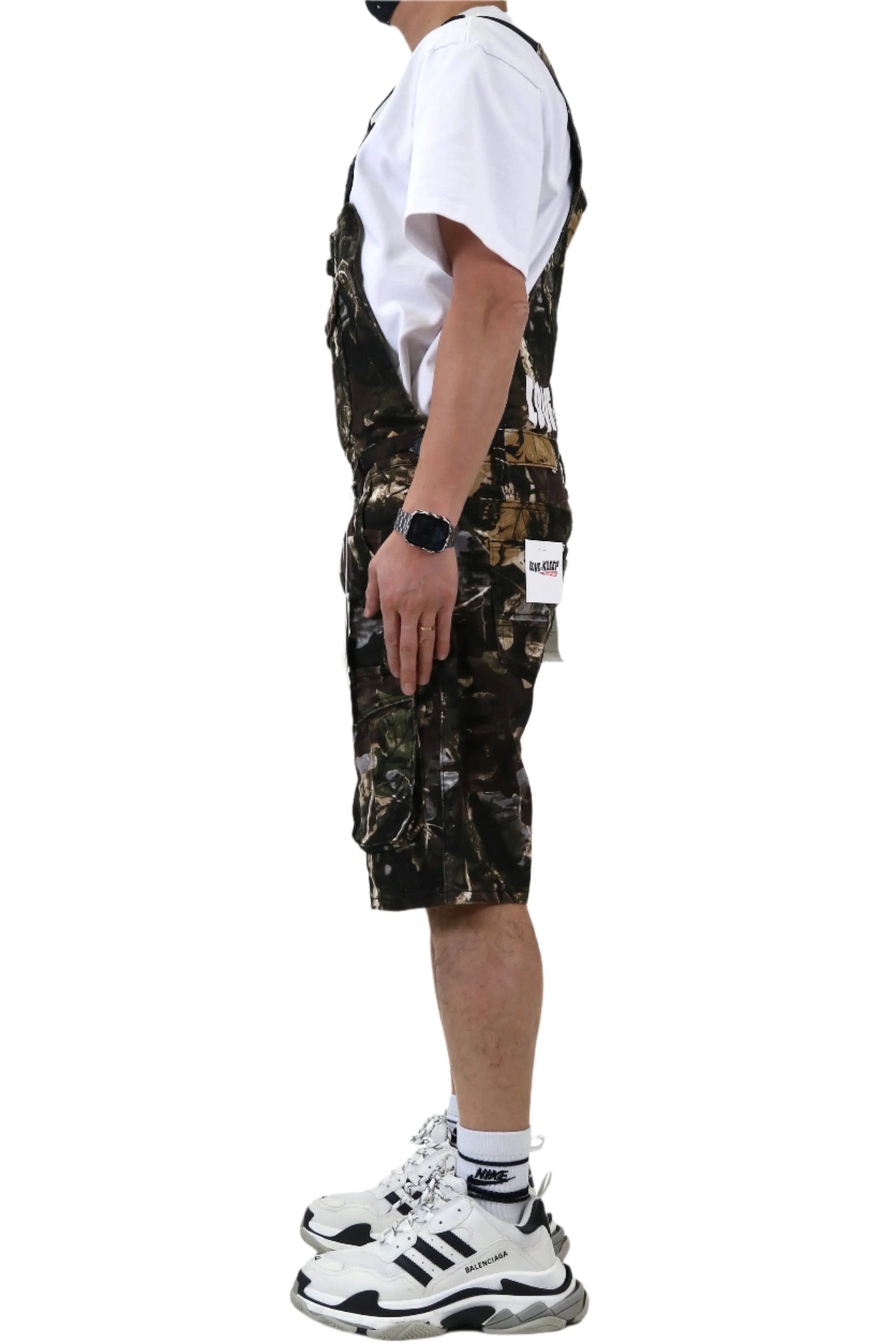 LOGAN Fine Twill Overall Short Pants