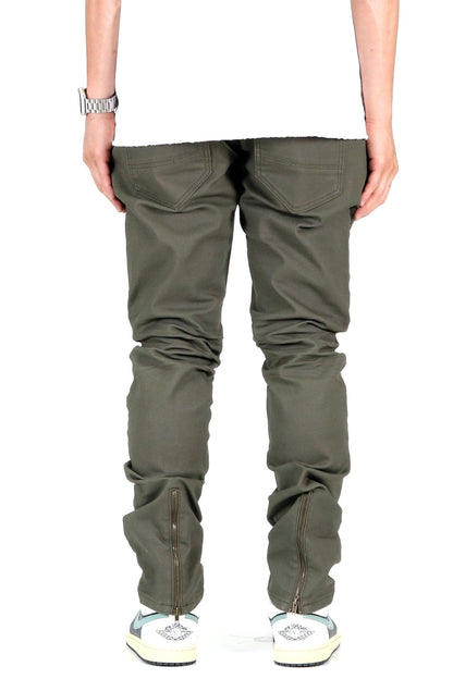 ROSEMONT Men's Premium Wax Coated Skinny Denim Pants