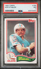 Graded 1982 Topps Ken Stabler #105 Football Card PSA 7 Near Mint