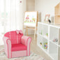 Original Kids Sofa with Armrest and Thick Cushion-Pink