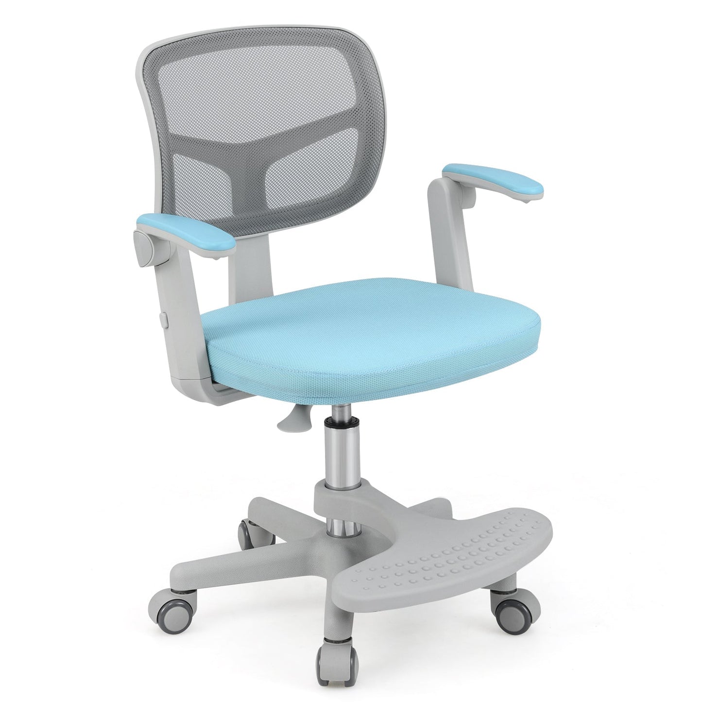 Kids Desk Chair Children Study Chair with Adjustable Height Armrest and Footrest