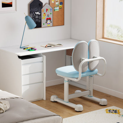 Kids Desk Chair Children Study Chair with Double Back Support and Adjustable Height