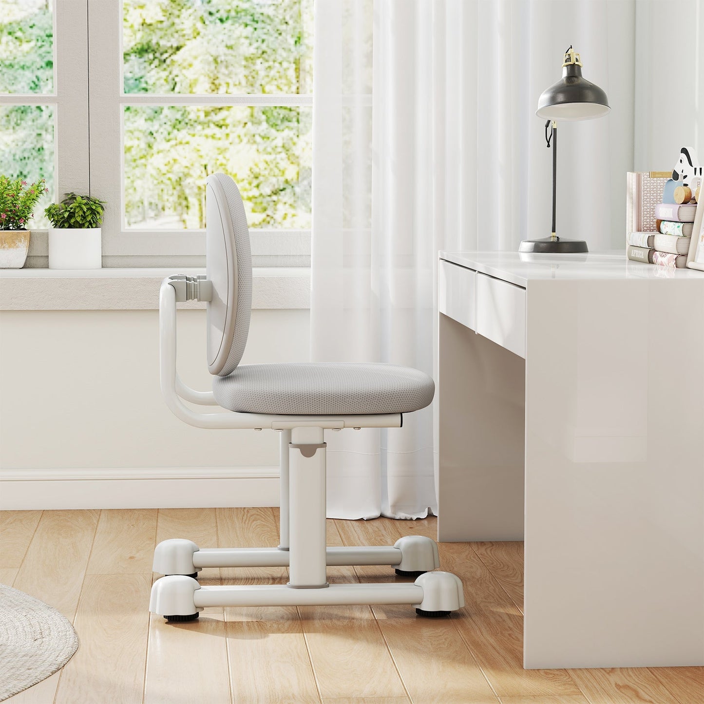 Kids Desk Chair Children Study Chair with Double Back Support and Adjustable Height